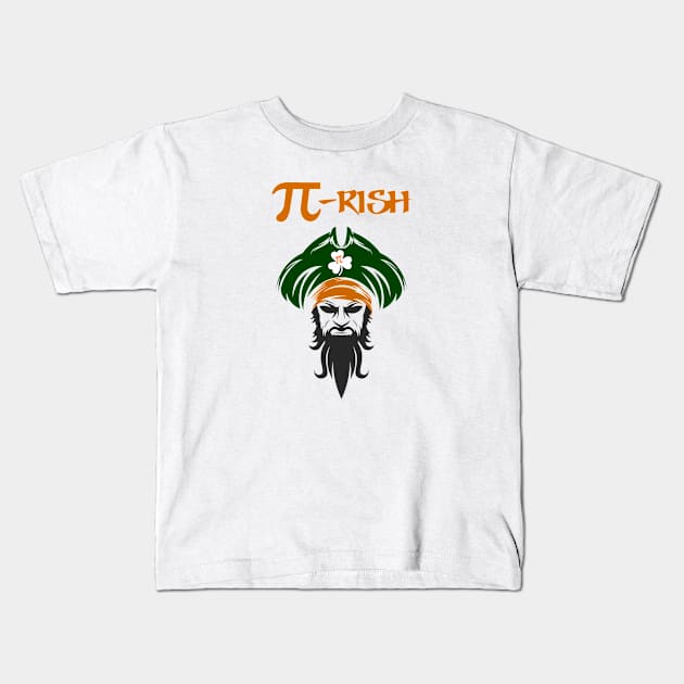 PI Day Pirish Kids T-Shirt by A Zee Marketing